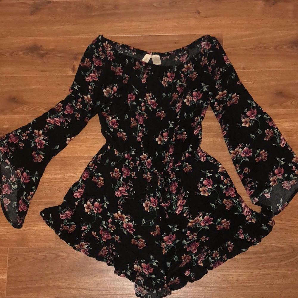 Floral romper.